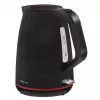Bollitore elettrico MANTA KTL9230B 1.7L 2200W nero, corpo in plastica, controller Strix, indicatore del livello dell'acqua