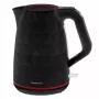 Bollitore elettrico MANTA KTL9230B 1.7L 2200W nero, corpo in plastica, controller Strix, indicatore del livello dell'acqua