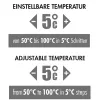 Bollitore elettrico Gastroback 1,7 L 3000 W nero acciaio inox