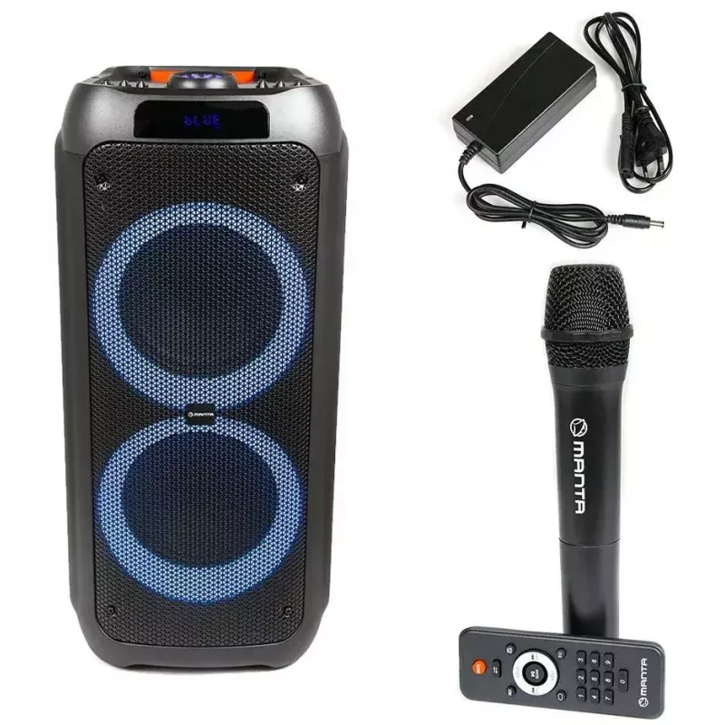 Altoparlante Bluetooth portatile MANTA SPK5310 PRO 20W – wireless, ricaricabile, supporto TWS