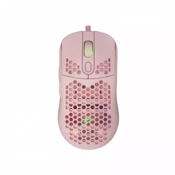 Mouse White Shark Galahad rosa USB Type-A