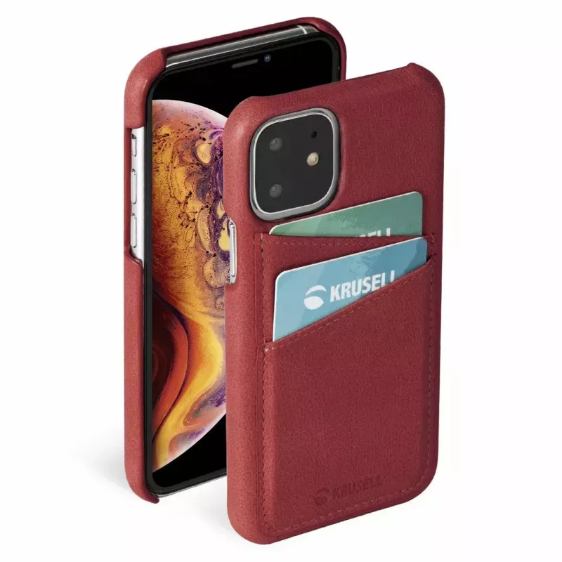 Custodia per cellulare Krusell Sunne per Apple iPhone 11, vintage red
