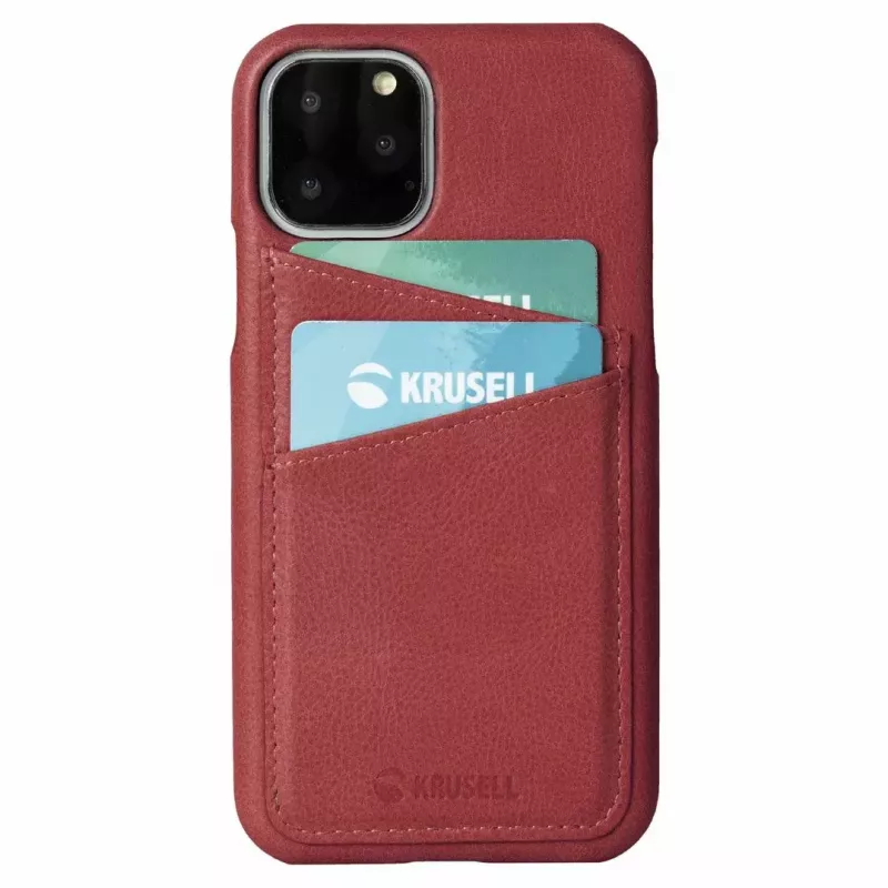 Custodia protettiva CardCover Krusell Sunne per Apple iPhone 11 Pro Max, vintage red
