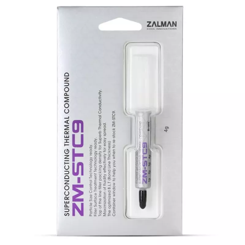 Pasta termica Zalman ZM-STC9 9,1 W/m·K 4 g