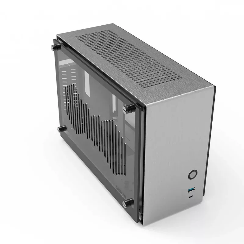 Case per PC Zalman M2 Mini-Silver Mini-Tower argento