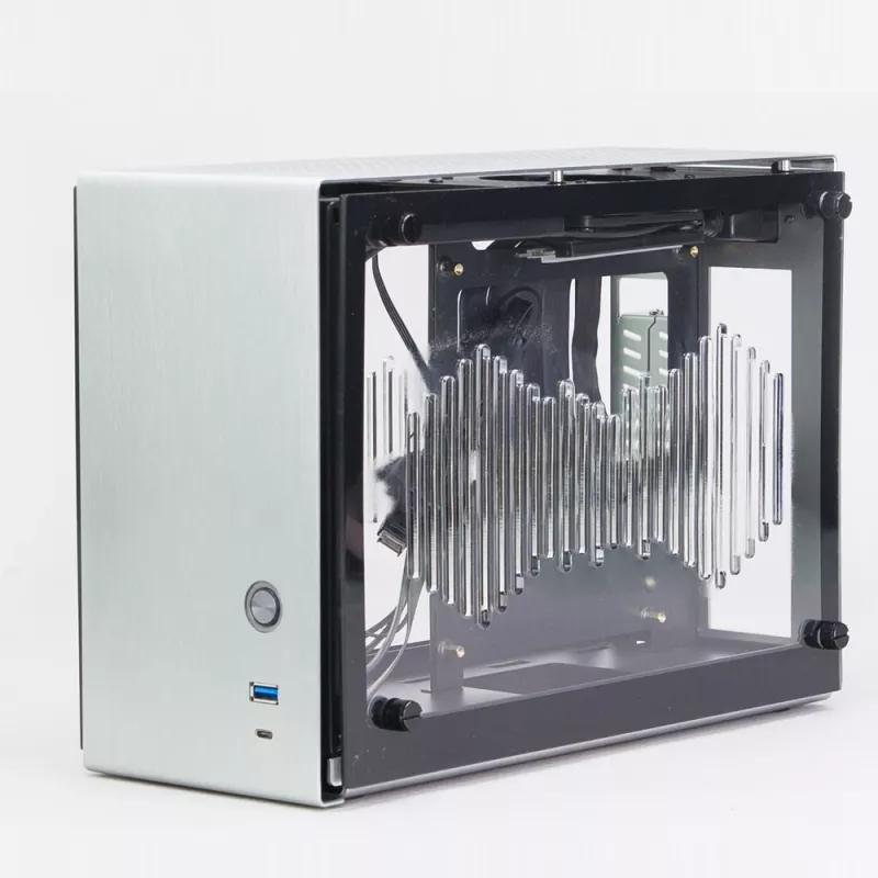 Case per PC Zalman M2 Mini-Silver Mini-Tower argento