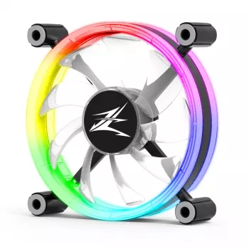 Sistema di raffreddamento per computer Zalman ZM-LF120 ventola per case 12 cm nero, bianco
