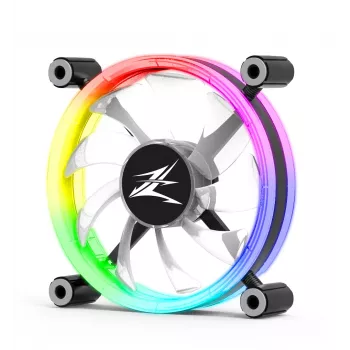 Sistema di raffreddamento per computer Zalman ZM-LF120 ventola per case 12 cm nero, bianco