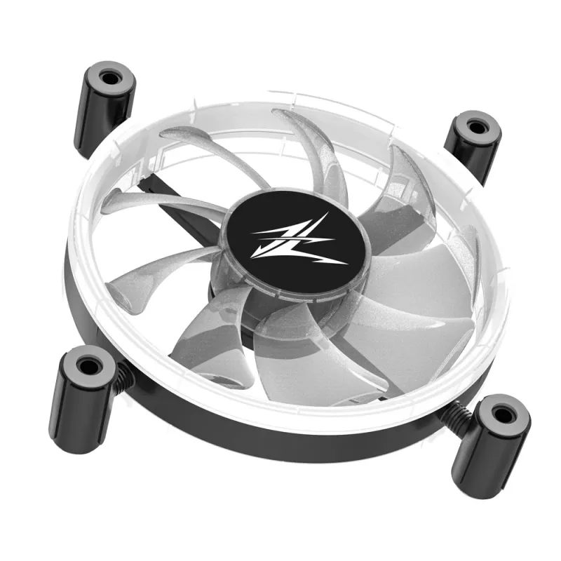 Sistema di raffreddamento per computer Zalman ZM-LF120 ventola per case 12 cm nero, bianco