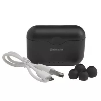 Cuffie con microfono Denver TWE-37 nero