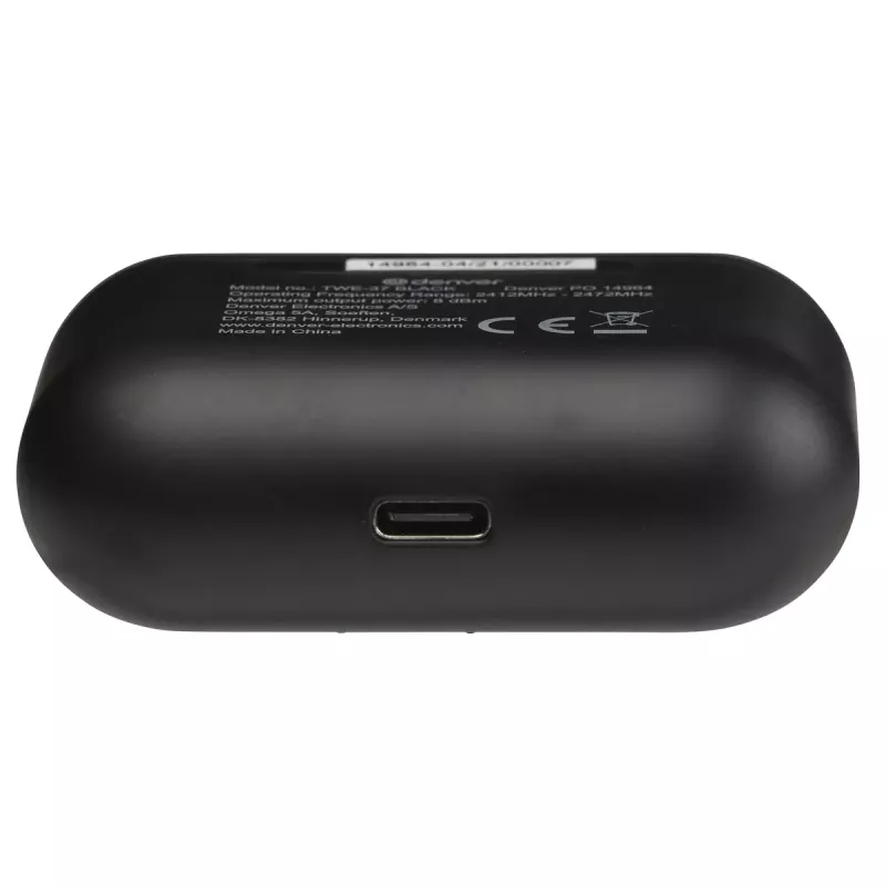 Cuffie con microfono Denver TWE-37 nero