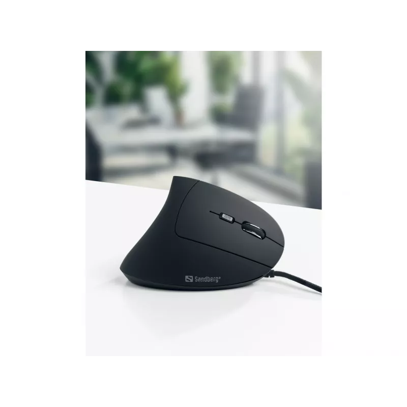 Mouse con filo Sandberg Wired Vertical Mouse USB Type-A