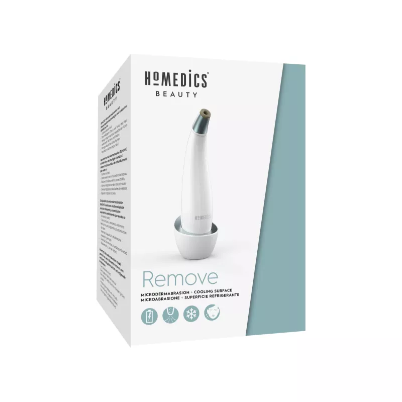 Dispositivo per la cura della pelle HoMedics MD-1000-EU2 microdermoabrasione a vuoto bianco