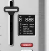 Tostapane Gastroback Design Digital 2S 2 fette 950 W acciaio inox