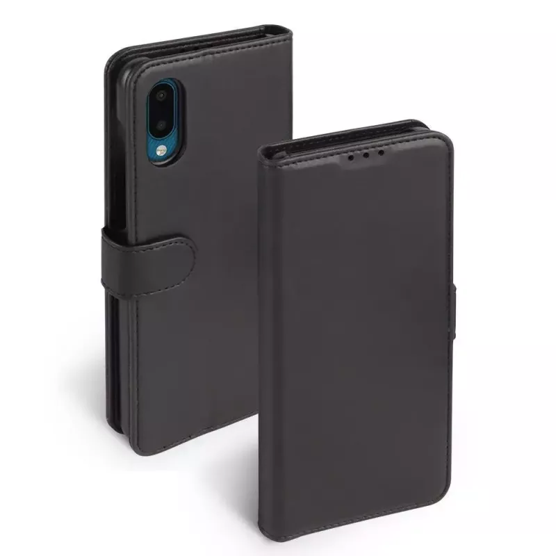 Custodia portafoglio Krusell Galaxy A02 16,5 cm nero 3 scomparti per carte
