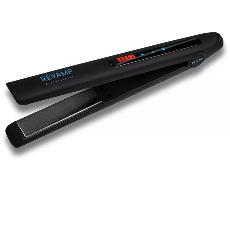 Revamp Progloss Touch Digital piastra per capelli Warm nero 3 m