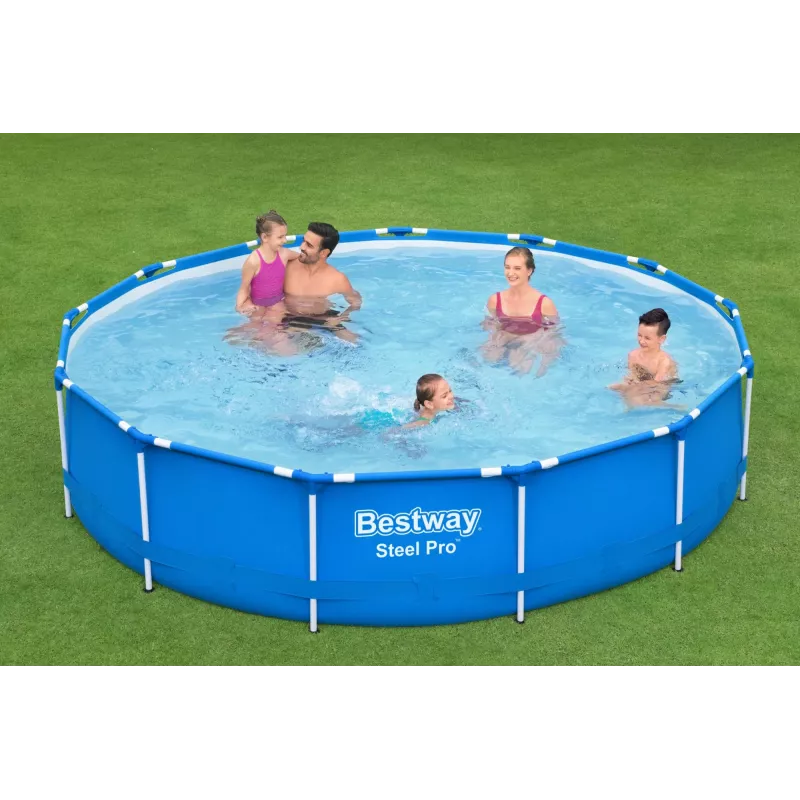 Piscina con struttura Bestway Steel Pro 13' x 33 inch / 3,96 m x 84 cm capacità 8680 L