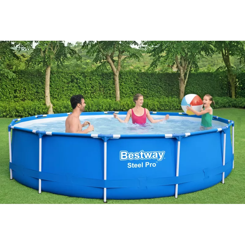 Piscina con struttura Bestway Steel Pro 13' x 33 inch / 3,96 m x 84 cm capacità 8680 L
