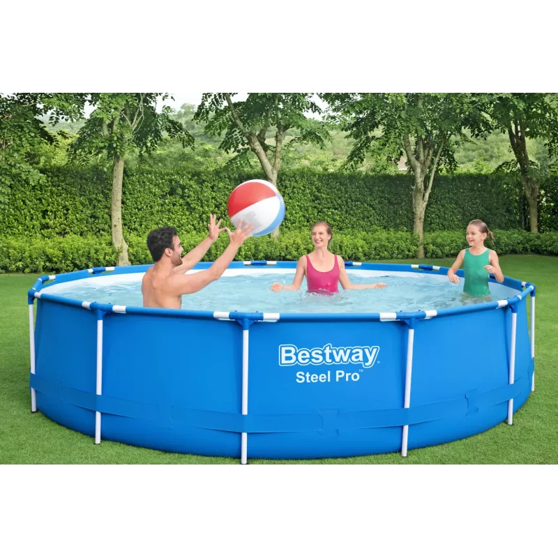 Piscina con struttura Bestway Steel Pro 13' x 33 inch / 3,96 m x 84 cm capacità 8680 L