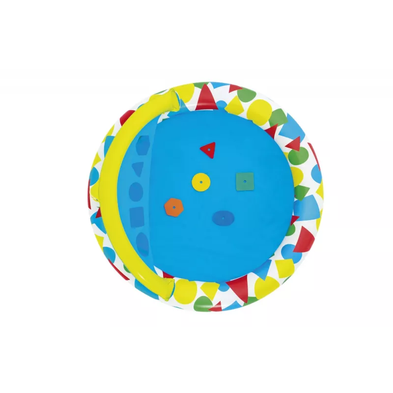 Bestway 52378 Splash & Learn piscina per bambini con tettuccio, 45 l, 117 x 120 x 117 cm
