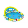 Bestway 52378 Splash & Learn piscina per bambini con tettuccio, 45 l, 117 x 120 x 117 cm