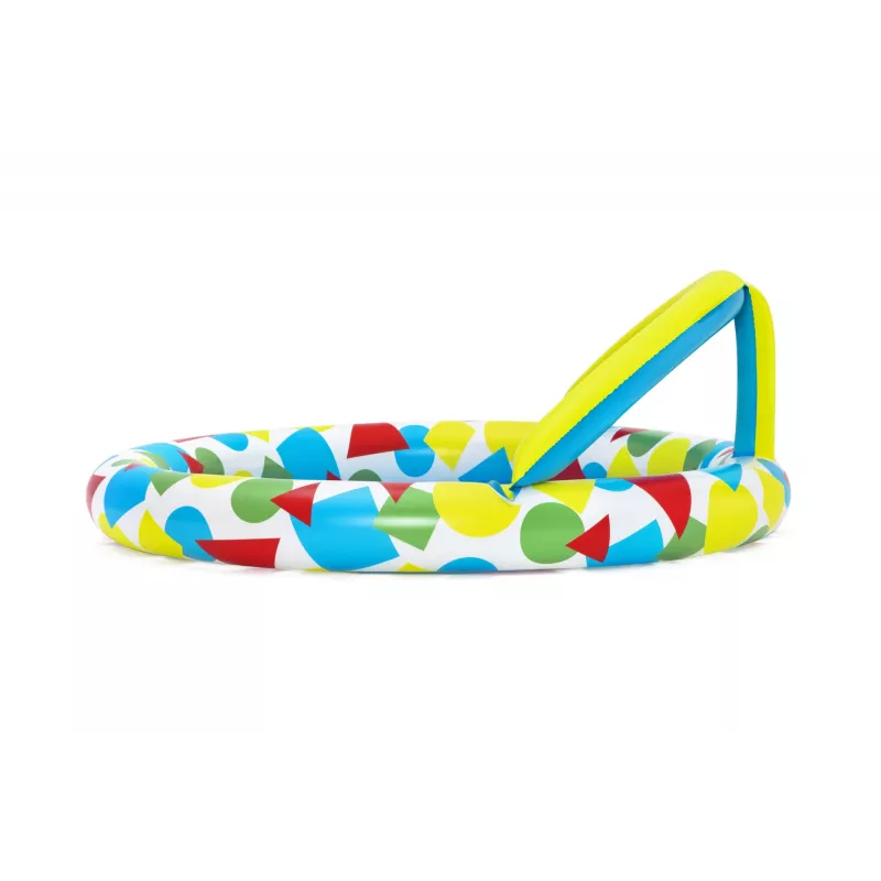 Bestway 52378 Splash & Learn piscina per bambini con tettuccio, 45 l, 117 x 120 x 117 cm