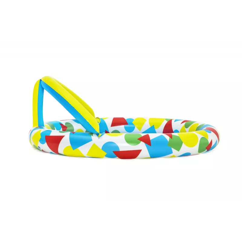 Bestway 52378 Splash & Learn piscina per bambini con tettuccio, 45 l, 117 x 120 x 117 cm