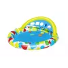 Bestway 52378 Splash & Learn piscina per bambini con tettuccio, 45 l, 117 x 120 x 117 cm