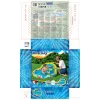 Bestway 52378 Splash & Learn piscina per bambini con tettuccio, 45 l, 117 x 120 x 117 cm