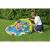 Bestway 52378 Splash & Learn piscina per bambini con tettuccio, 45 l, 117 x 120 x 117 cm