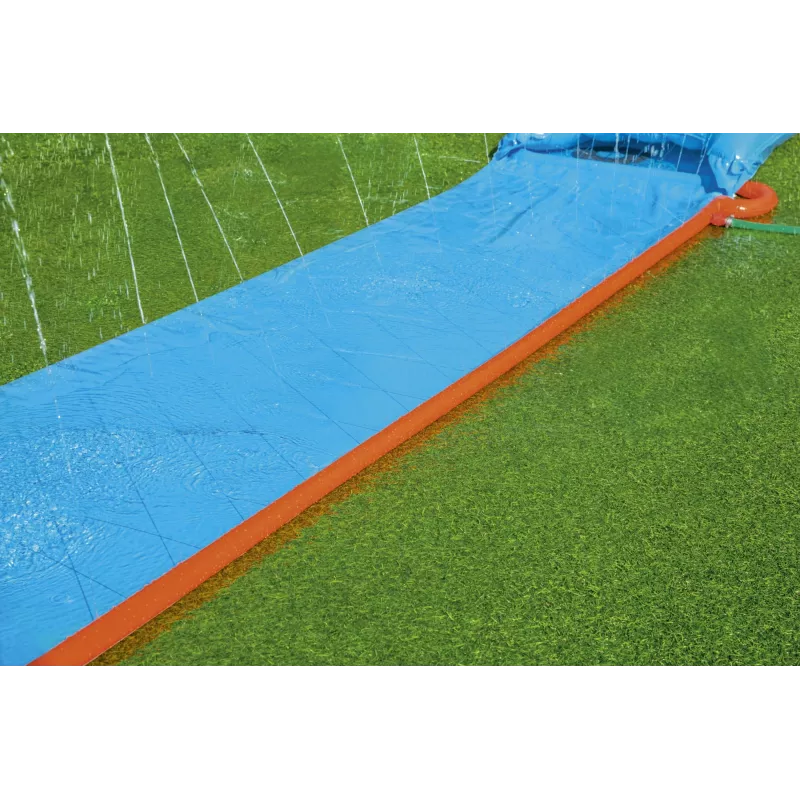 Scivolo d'acqua da giardino Bestway H2OGO! Tsunami Splash Ramp Single Slide 4,88 m