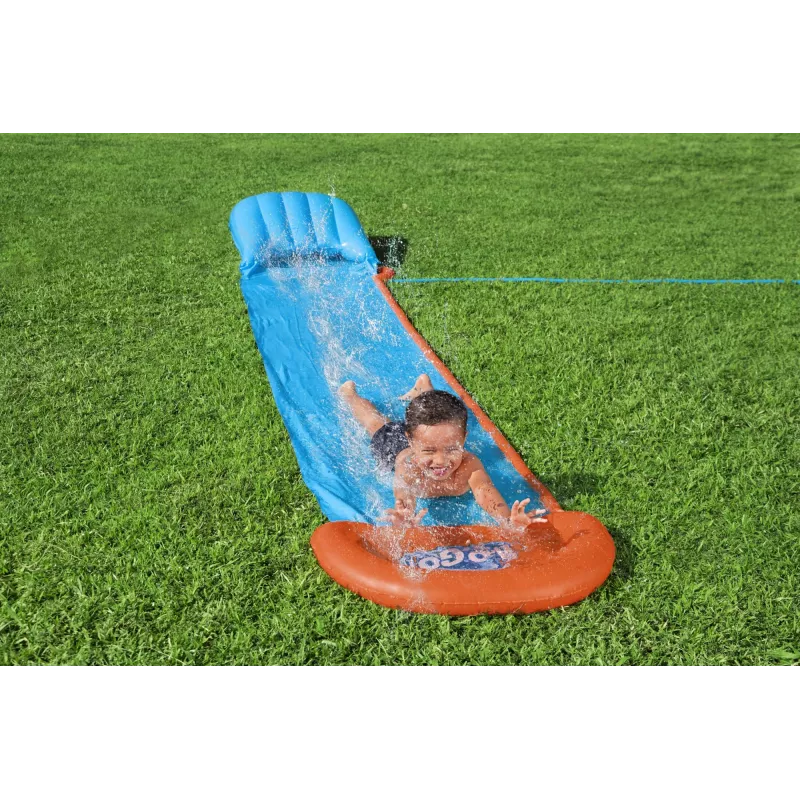Scivolo d'acqua da giardino Bestway H2OGO! Tsunami Splash Ramp Single Slide 4,88 m