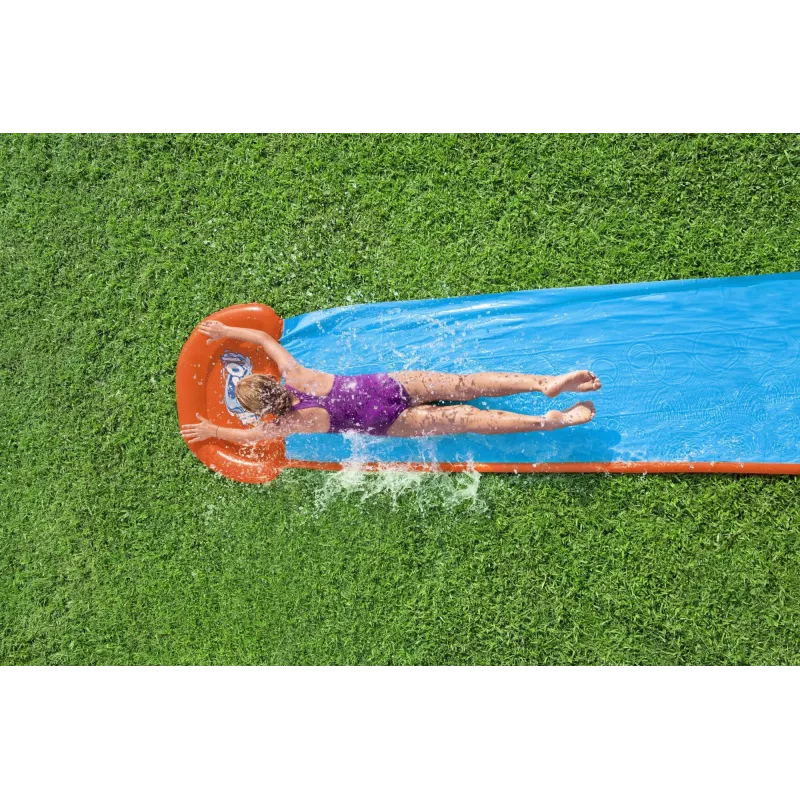 Scivolo d'acqua da giardino Bestway H2OGO! Tsunami Splash Ramp Single Slide 4,88 m