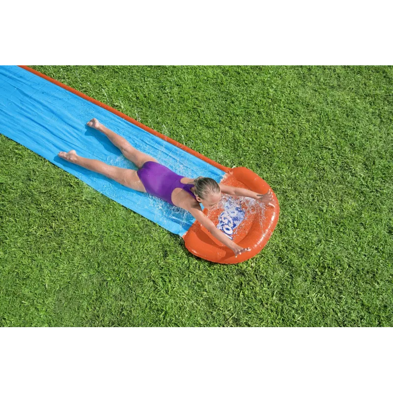 Scivolo d'acqua da giardino Bestway H2OGO! Tsunami Splash Ramp Single Slide 4,88 m