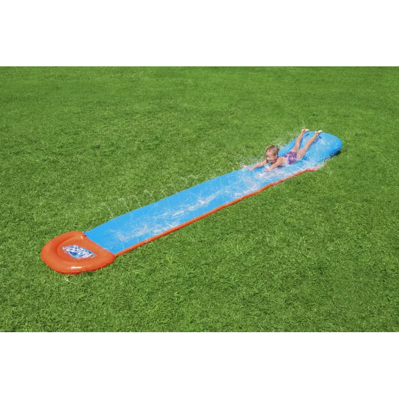 Scivolo d'acqua da giardino Bestway H2OGO! Tsunami Splash Ramp Single Slide 4,88 m