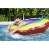Bestway 57372 Fast Set set piscina fuori terra, rotonda, 457 x 107 cm, 12.362 l, con pompa filtro e scaletta