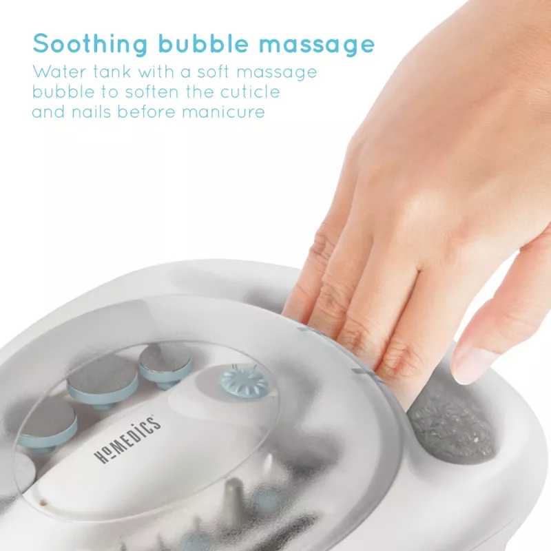 Set manicure-pediküre HoMedics MAN-3023A-EU 2 accessori plastica blu bianco