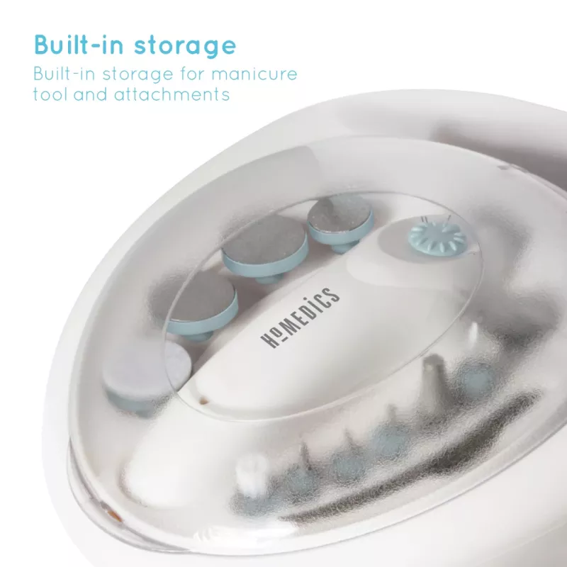 Set manicure-pediküre HoMedics MAN-3023A-EU 2 accessori plastica blu bianco
