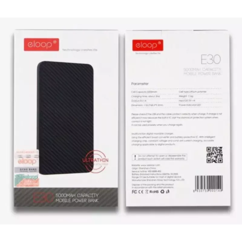 Powerbank portatile Eloop E30 5000mAh
