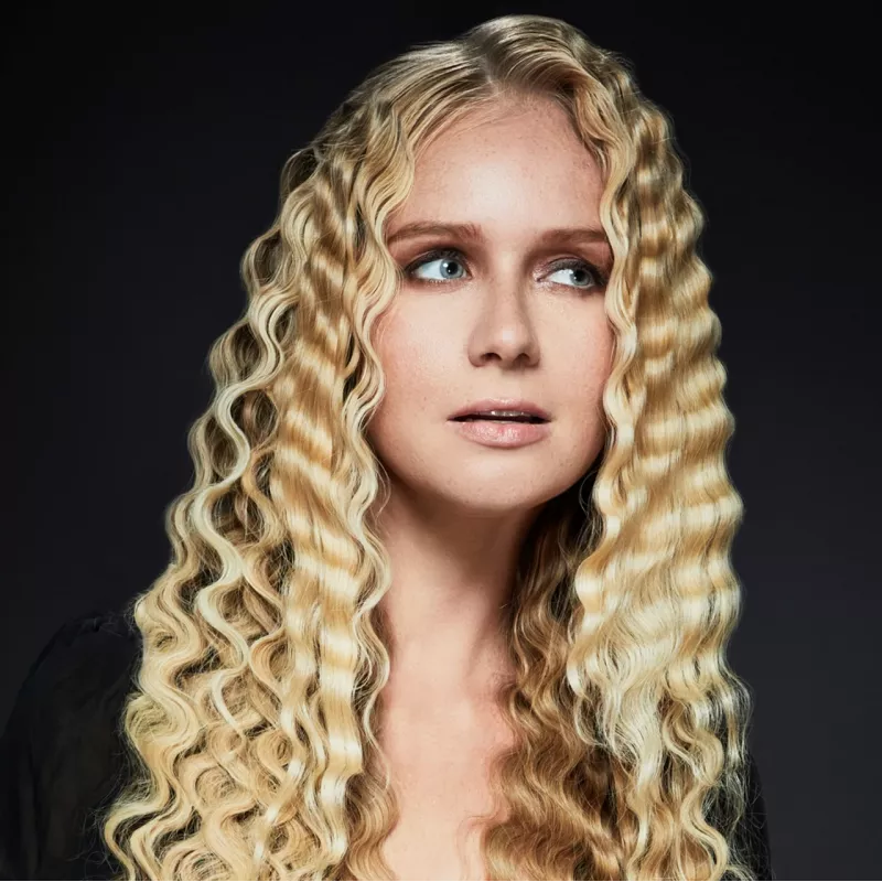 Revamp Progloss Deep Beach Waver ferro texturizzante Warm nero 3 m
