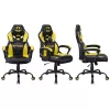 Sedia gaming PC Subsonic Batman Junior seduta imbottita nero giallo