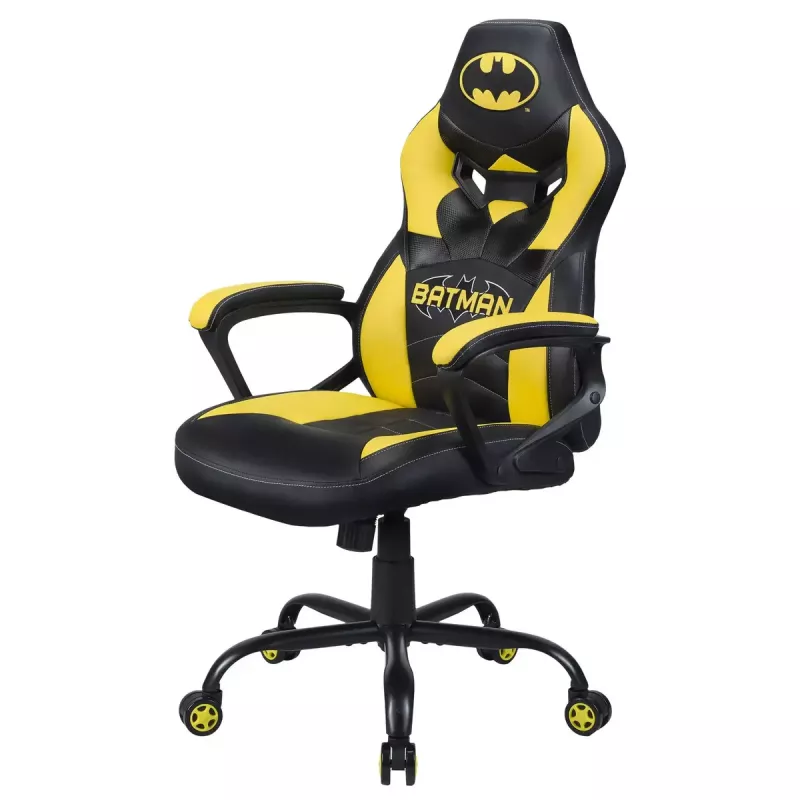 Sedia gaming PC Subsonic Batman Junior seduta imbottita nero giallo