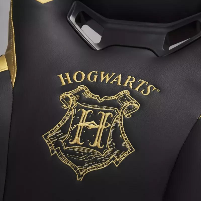 Sedia gaming PC Subsonic Junior Hogwarts seduta imbottita nero giallo