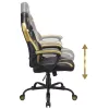 Sedia gaming PC Subsonic Junior Hogwarts seduta imbottita nero giallo