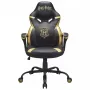 Sedia gaming PC Subsonic Junior Hogwarts seduta imbottita nero giallo