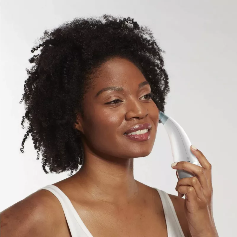 Dispositivo per la cura della pelle HoMedics FAC-HY100 idradermabrasione detergente trasparente, bianco