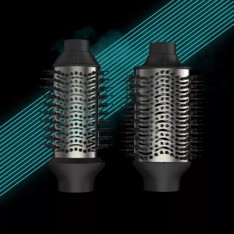 Spazzola ad aria calda Revamp Progloss Volume & Style Hot Brush nero 1000 W 3 m