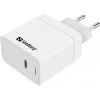 Caricabatterie AC Sandberg USB-C PD65W EU indoor universale bianco