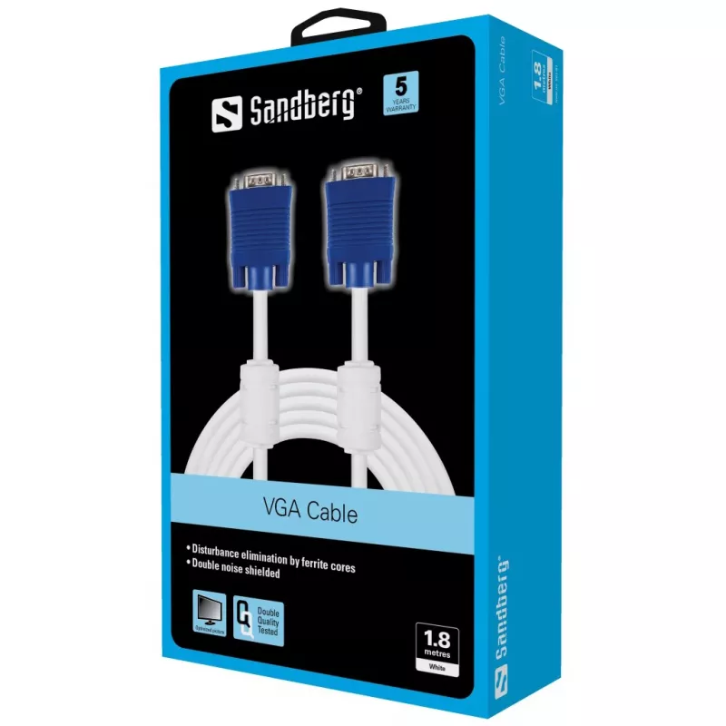 Cavo monitor Sandberg VGA LUX 1.8 m