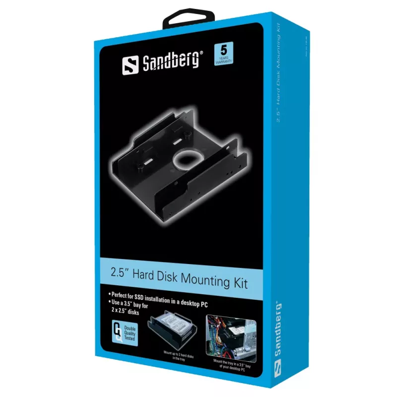 Supporto di montaggio HDD Sandberg kit di montaggio per dischi 2.5''